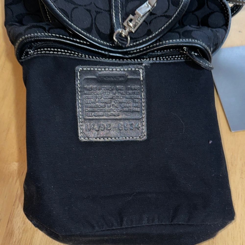 Coach 1992 Signature Black Backpack - Picture 9 of 9